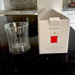 Tea forte poom insulated tea glass